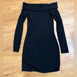 Victoria’s Secret PINK black bodycon dress